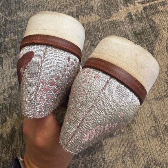 Free People Snake Eyes pink & silver slip-on loafers size: 39 / 8.5 - Picture 5 of 6